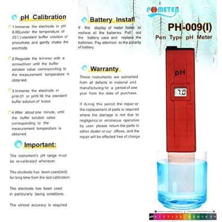 Digital PH Meter Tester Water LCD Monitor Pen Aquarium 