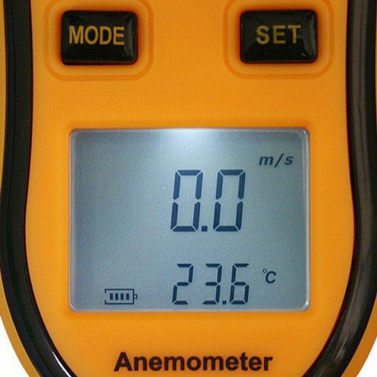 Vindhastighed Tester mini Digital LCD Vindmåler Pocket Air Scale Smart Sensor