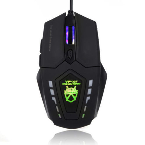 VP-X7 USB Wired 6D Buttons LED 2400DPI Gaming Mouse