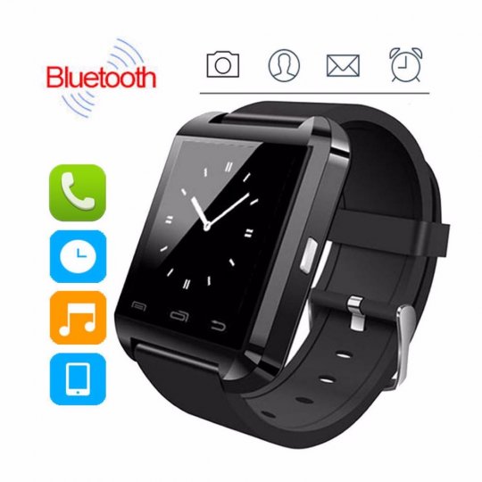 Bluetooth Smart Wrist Watch For IOS Android iPhone (Sort)