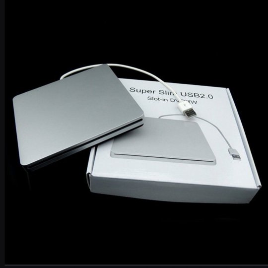 USB 2.0 IDE Apple MacBook Laptop CD/DVD ROM Drive External Slim Slot-in Box 